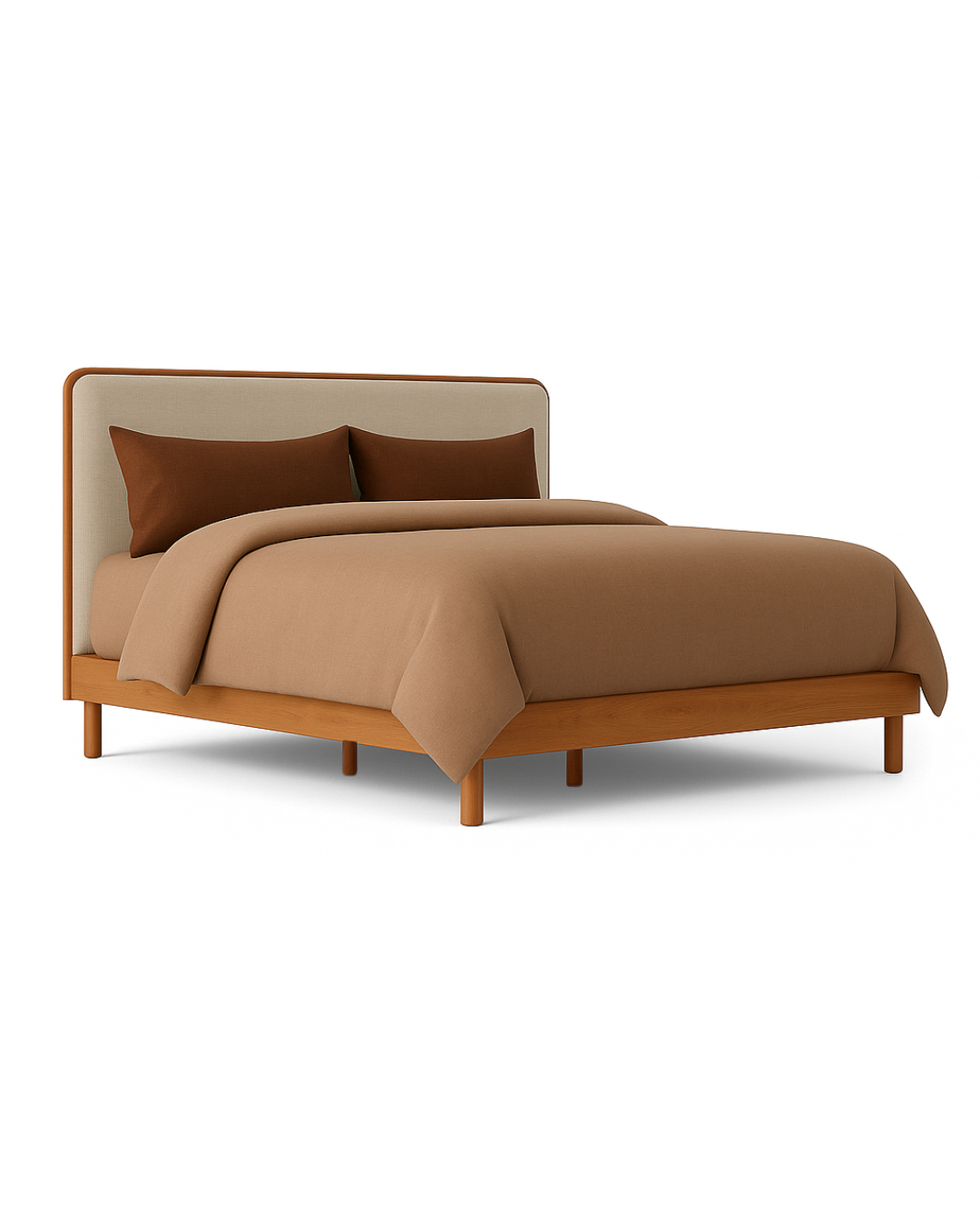 Minimalistic and Modern Upholstered Bed
