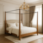 Luxury 4 Poster Teak Bed