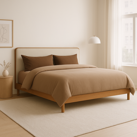 Minimalistic and Modern Upholstered Bed